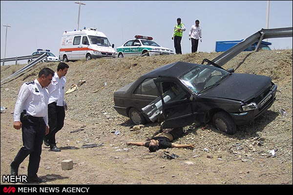تصادف عامل جان باختن 168 بوشهری در نیمه نخست امسال