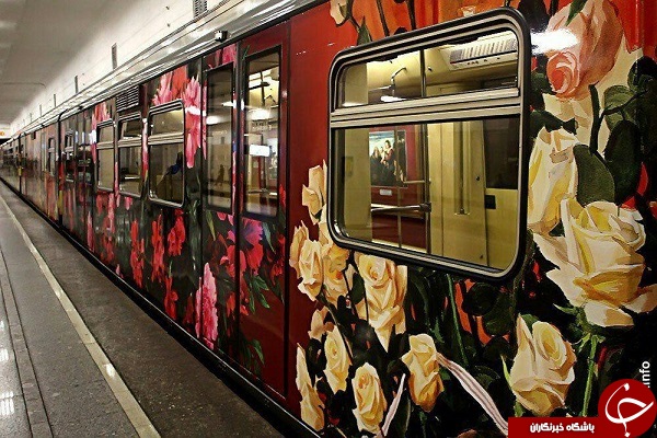 نمایشگاه نقاشی در مترو روسیه +تصاویر