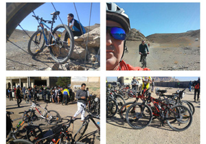 رکابزنی 70 کیلومتری 200 دوچرخه‌سوار با شعار هوای اصفهان را داریم