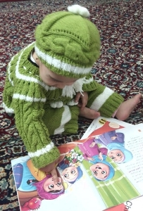 کودک سه ساله گلستانی کتابخوان برگزیده کشوری
