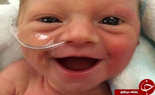 عکس شادترین نوزاد نارس جهان