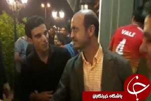حضور سعداوی در بین هواداران فولاد شب قبل از بازی با استقلال + فیلم
