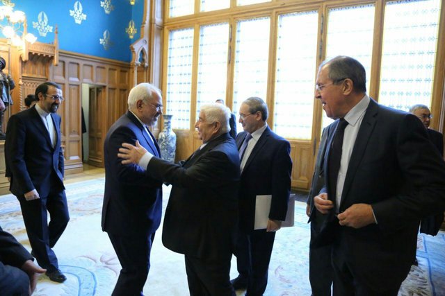 دیدار ظریف با وزیر خارجه سوریه
