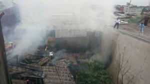 خشک کردن لباس عامل آتش سوزی یک واحد مسکونی
