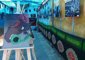 برپایی نمایشگاه تجسم حسینی درفارس