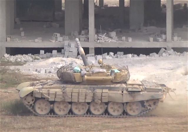 تانک قدرتمند ارتش سوریه در نبرد های 