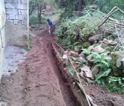 بازسازی شبکه آب شرب یک روستا در لنگرود