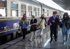 ورود قطار لوکس گردشگری روسی به یزد