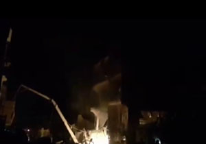 انفجار شدید گاز در اهواز + فیلم