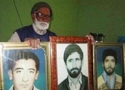 پیکر پدر شهیدان قطبی نژاد در کرمان تشییع شد