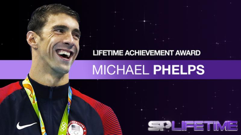 مایکل فلپس برنده جایزه یک عمر دستاورد ورزشی شد