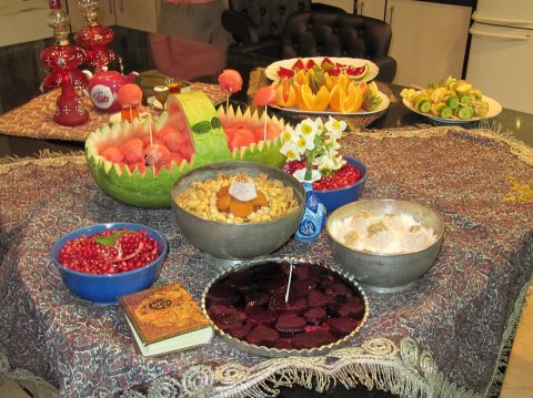 آداب و رسوم شهرهای ایران در طولانی ترین شب سال