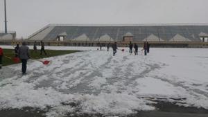 لغو دوباره مسابقه سپیدرود رشت به دلیل بارش شدید برف
