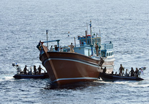 دزدان دریایی سومالی یک کشتی تجاری هندی را ربودند