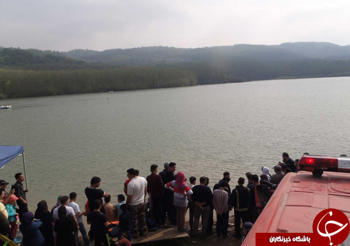 سقوط خودرو به دریاچه سنبل رود بدون خسارت جانی +تصاویر