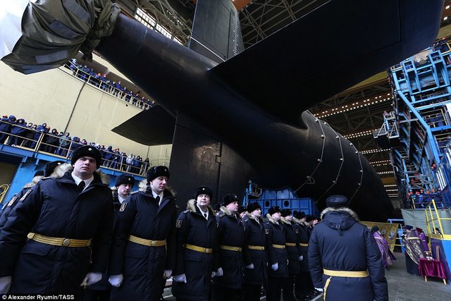 مشخصات قوی ترین زیردریایی هسته‌ای روسیه +تصاویر