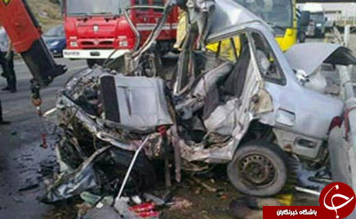 تصادف در محور خرم‌آباد- پلدختر 6 کشته مجروح بر جای گذاشت + تصاویر