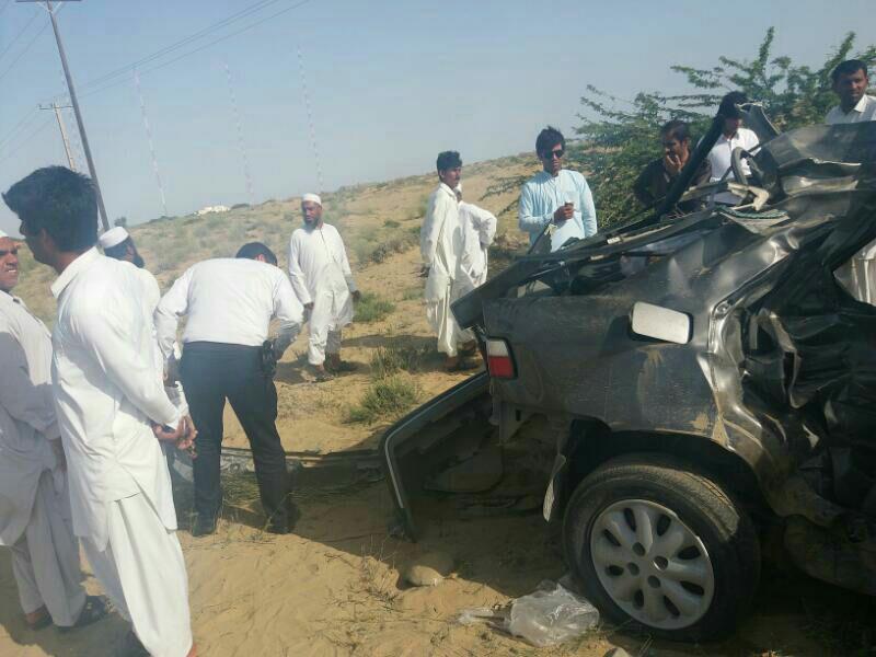 تصادف مرگبار خودرو زانتیا با موتورسیکلت در محور چابهار.