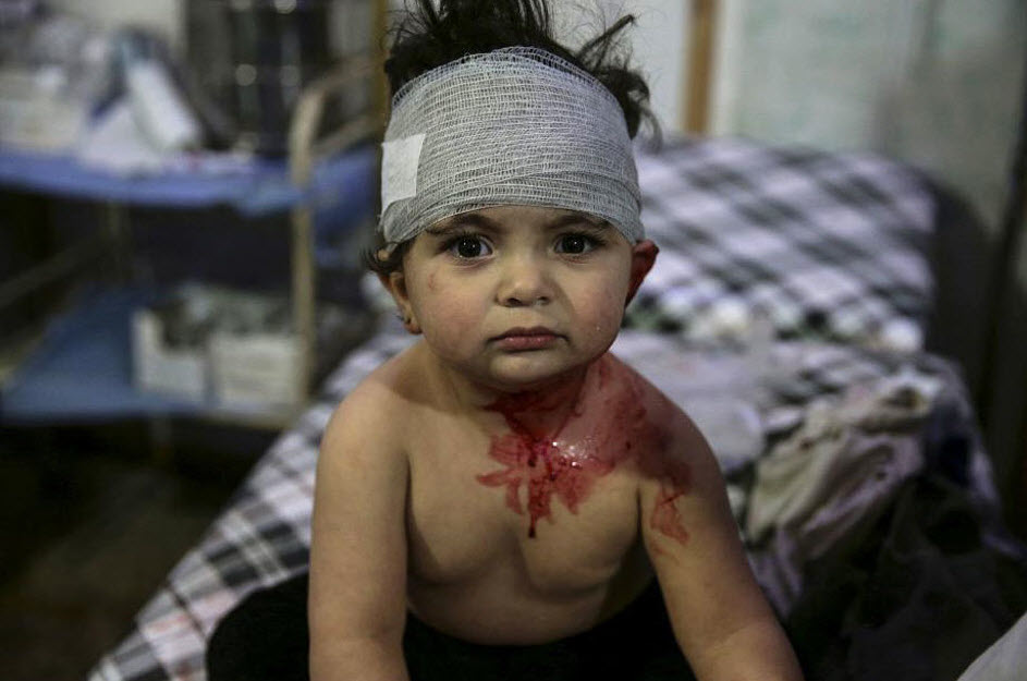 جنایت هولناک کلاه‌سفیدها در قبال کودکان سوری +فیلم