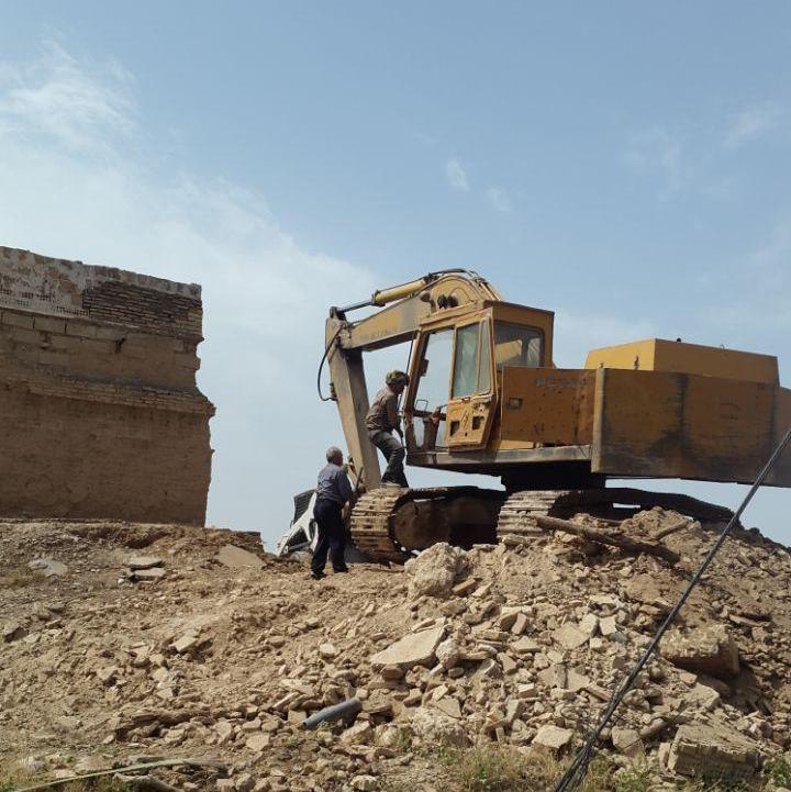 عمارت دوره قاجار در دزفول بدون مجوز تخریب شد