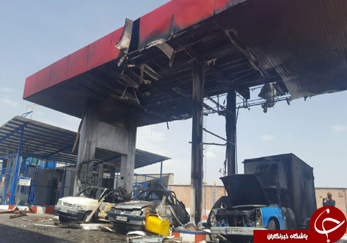 انفجار پمپ گاز حادثه آفرید + تصاویر
