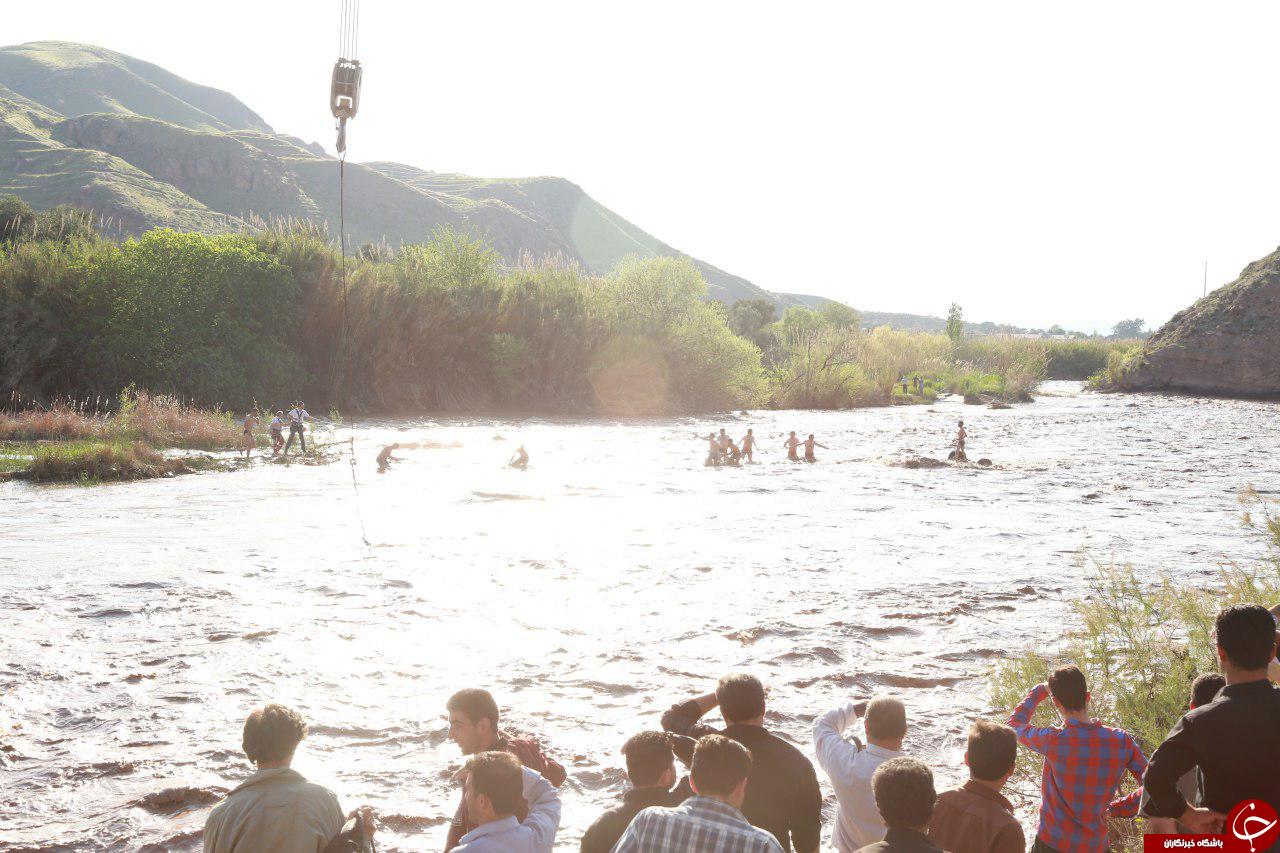 سقوط پاترول به داخل رودخانه جان یک نفر را گرفت + فیلم و تصاویر