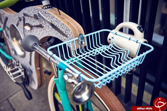 ابتکار جالب در ساخت دوچرخه با استفاده از وسایل آشپزخانه