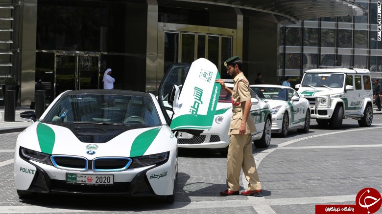 خودروهای لوکس پلیس دبی؛ ابزاری برای جذب گردشگران خارجی+تصاویر