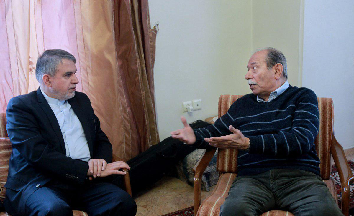 دیدار نوروزی وزیرارشاد با علی نصیریان