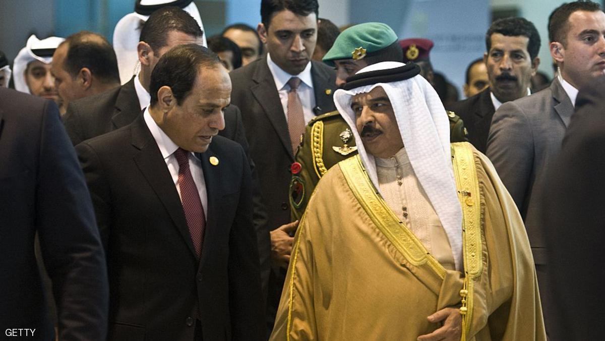 دیدار پادشاه بحرین با سیسی پیش از نشست سران عرب