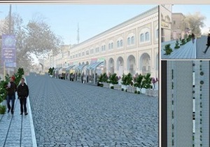 پیشرفت 50 درصدی طرح پیاده راه سازی خیابان ارم قم