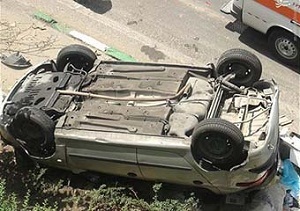 یک کشته و یک مصدوم در تصادف سانحه رانندگی در ساوه