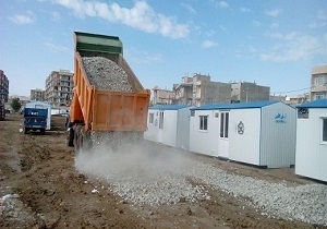 پایان اسکان موقت زلزله زدگان روستای شیخ صله کرمانشاه