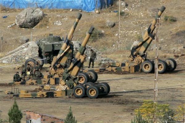 ارتش ترکیه مواضع کرد‌های سوریه را در شمال حلب هدف قرار داد