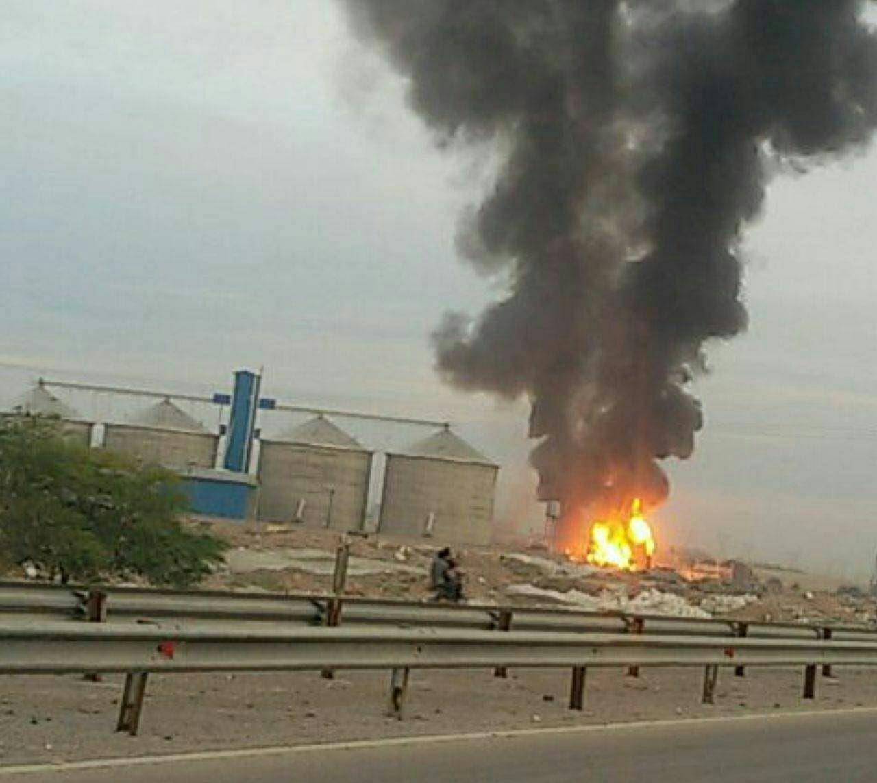 انفجار مخزن ال پی جی در دزفول/ مصدوم شدن 15 نفر / آتش مهار شد/ وخیم بودن حال 2 مصدوم انفجار