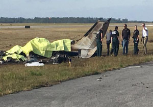سقوط هواپیمای کوچک در فلوریدا