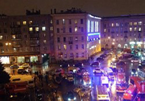 انفجار تروریستی در فروشگاهی در سن پترزبورگ روسیه