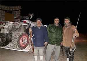 کشف و ضبط دو قبضه اسلحه شکاری از متخلفین شکار در تالاب داشخانه