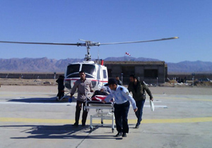 بیش از 100 بیمار توسط اورژانس هوایی طبس امدادرسانی شدند