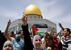 تظاهرات گسترده فلسطینیان در کرانه باختری + فیلم