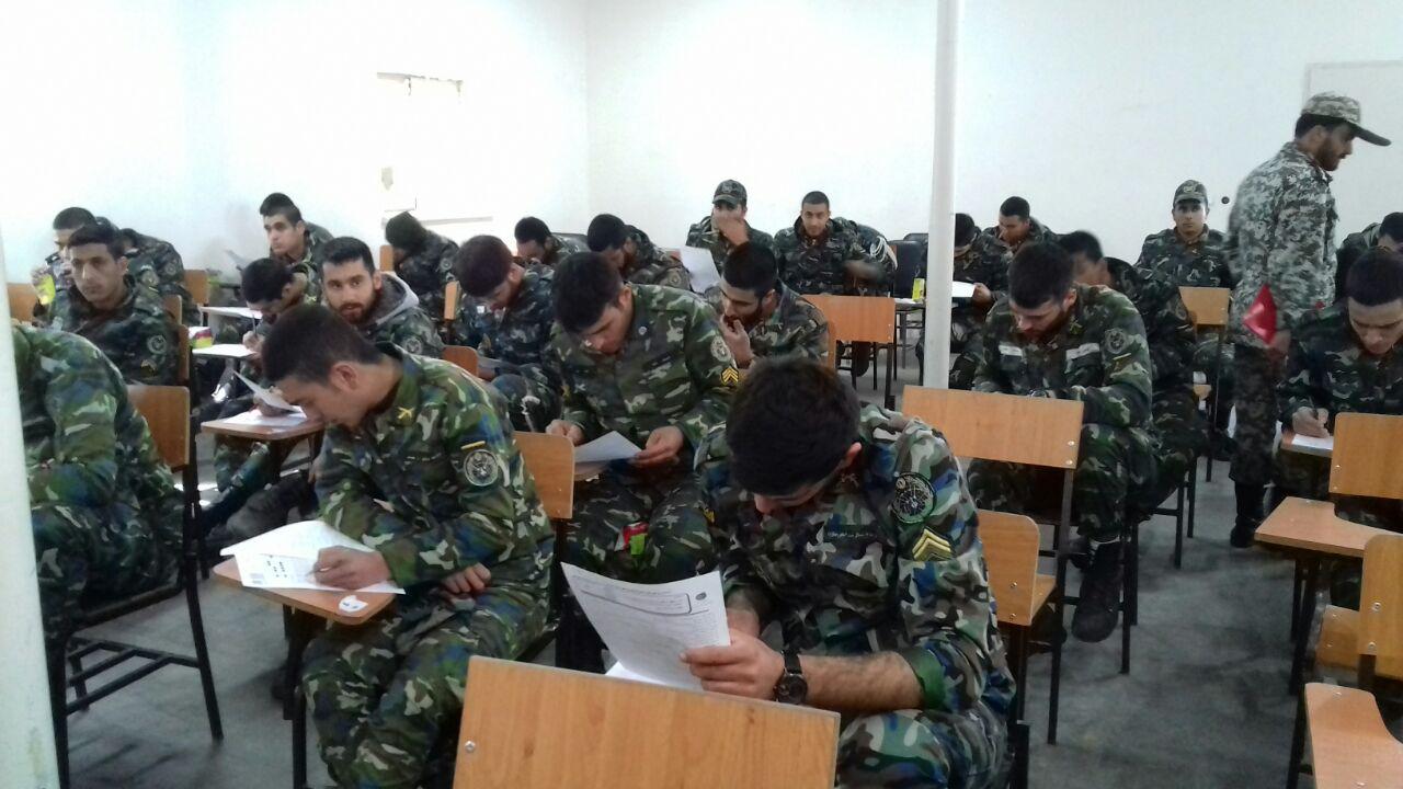 برگزاری آزمون مهارت آموزی پرسنل نظامی در قرارگاه پدافند هوایی شمال شرق کشور