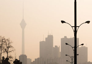 کیفیت هوای پایتخت با شاخص ۱۴۲ ناسالم برای گروه‌های حساس است