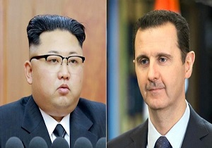 پیام بشار اسد به رهبر کره شمالی
