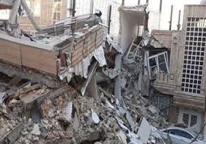 مرگ کارگر ساختمانی در حین تخریب منزل مسکونی حادثه دیده در زلزله