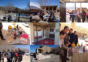 افتتاح دو اقامتگاه‌های بوم گردی در بوانات