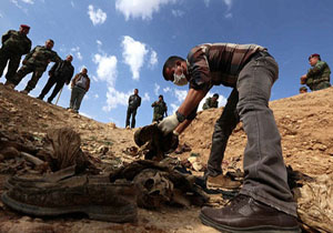 کشف یک گور جمعی در استان کرکوک عراق