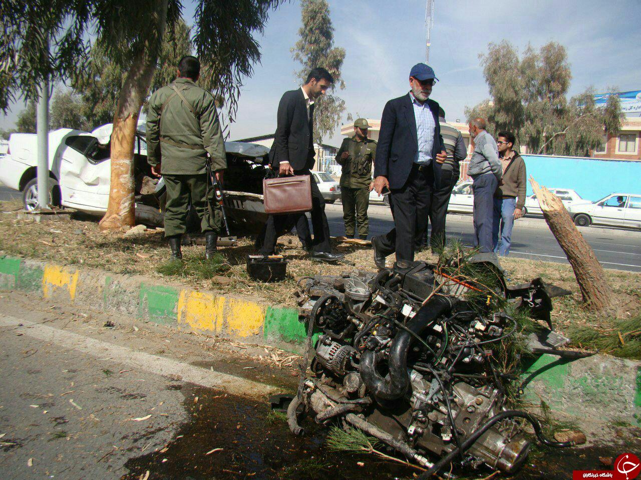 حادثه تلخ رانندگی در بلوار معلم + تصاویر