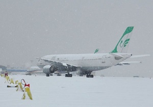پروازهای فرودگاه اردبیل برای دومین روز متوالی لغو شد