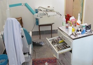 پلمب دندانپزشکی غیرمجاز در قزوین