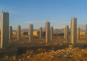 فیلمی از پروژه نیمه‌کاره مسجد در روستای الزهرا